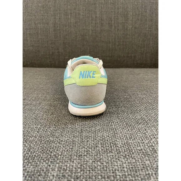 Womens Nike Sneakers Size 8 Blue Green Lace Up Walking Shoes - Picture 6 of 9